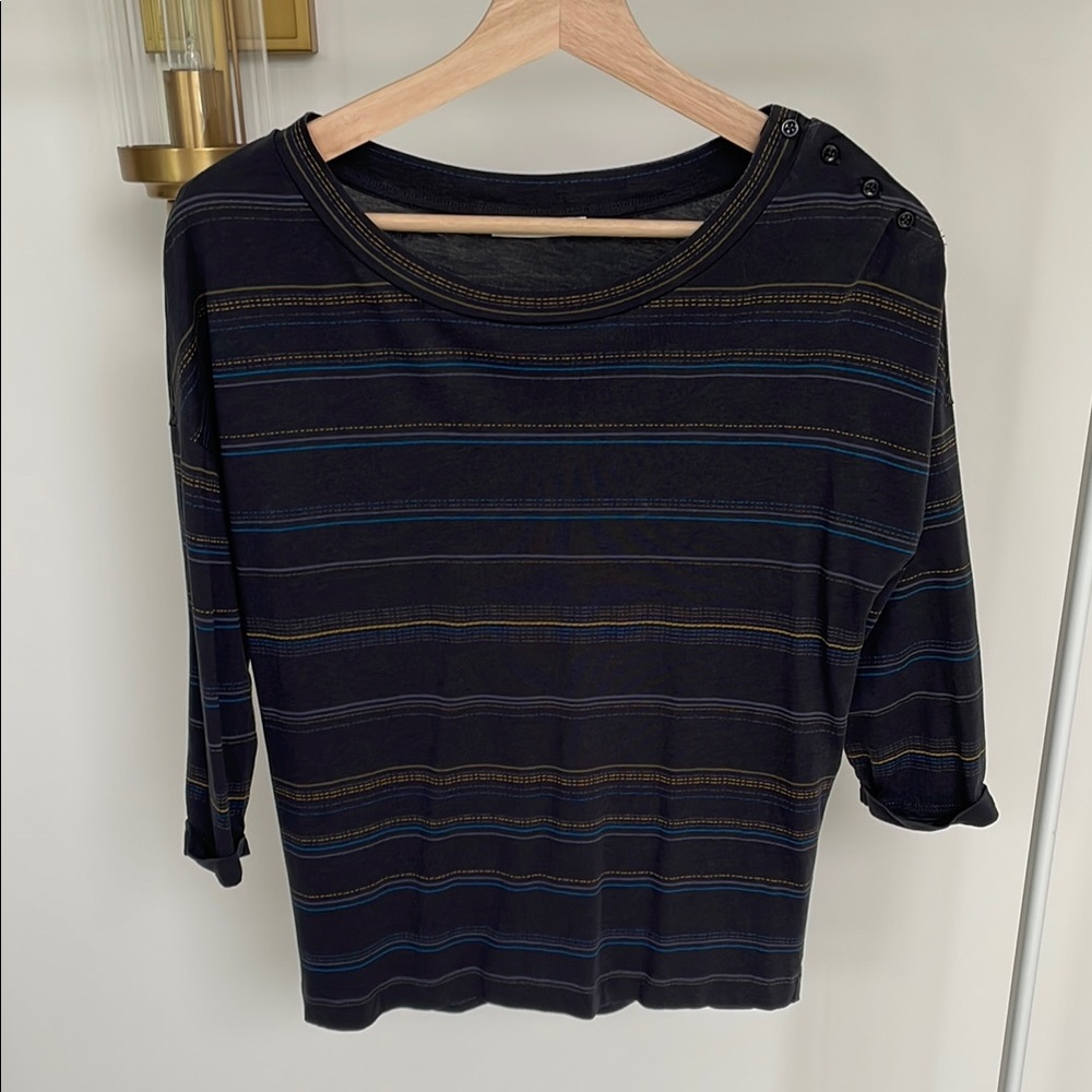 Sessun Navy stripe top